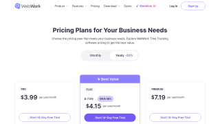 WebWork Time Tracker